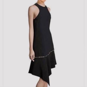 Jonathan Simkhai Pearly Studded Asymmetric Cocktail Dress